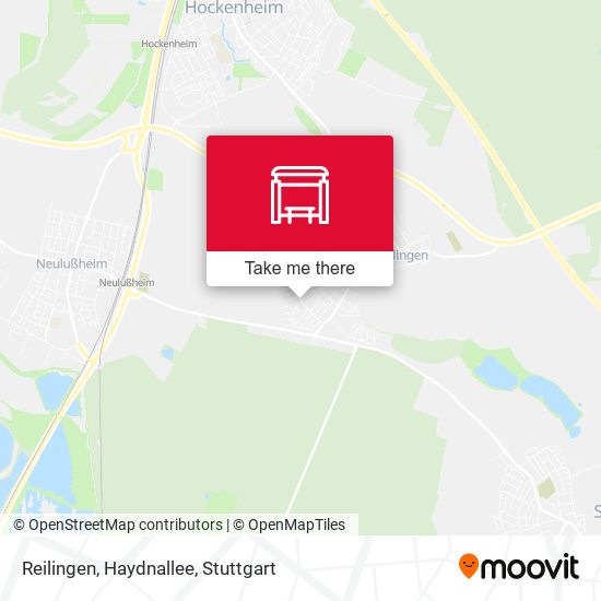 Reilingen, Haydnallee map