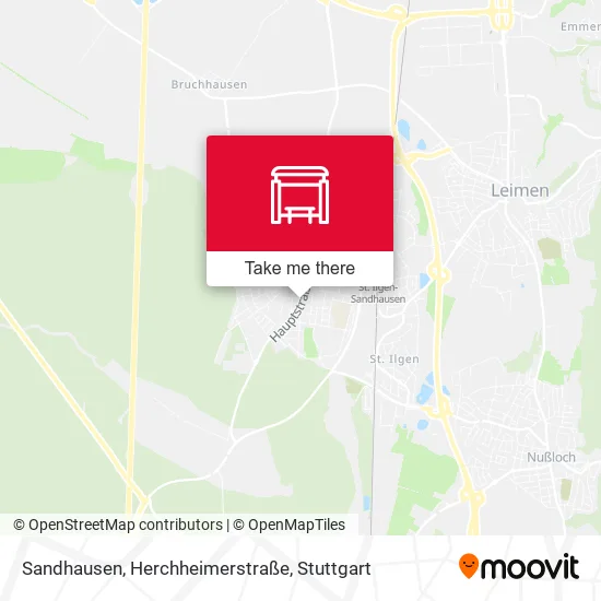 Карта Sandhausen, Herchheimerstraße