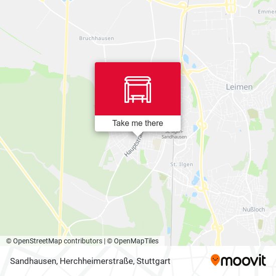 Sandhausen, Herchheimerstraße map