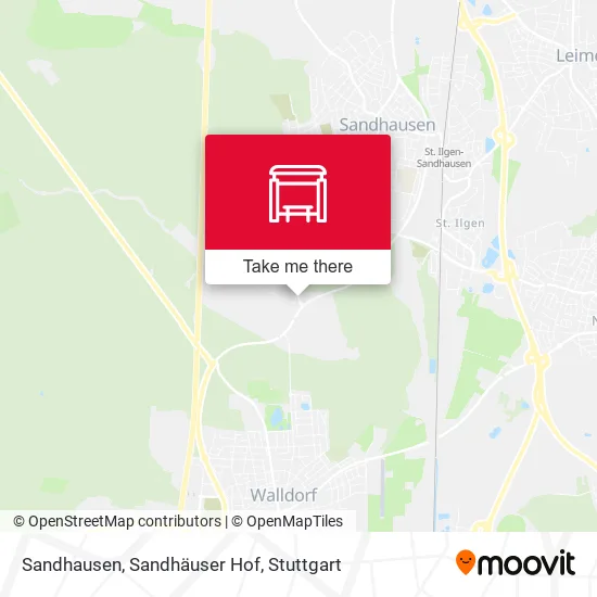 Карта Sandhausen, Sandhäuser Hof