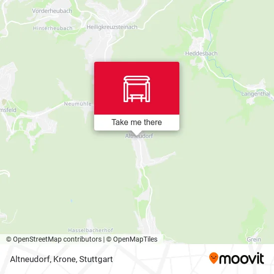 Карта Altneudorf, Krone