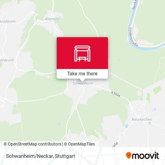 Карта Schwanheim/Neckar