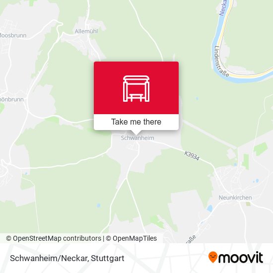Карта Schwanheim/Neckar