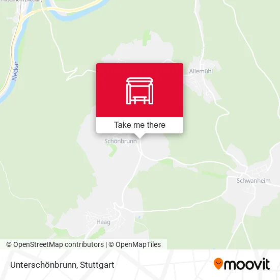 Карта Unterschönbrunn