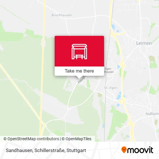 Карта Sandhausen, Schillerstraße