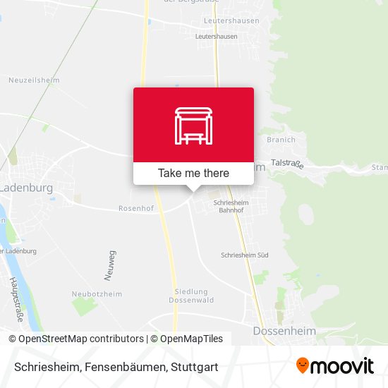 Schriesheim, Fensenbäumen map