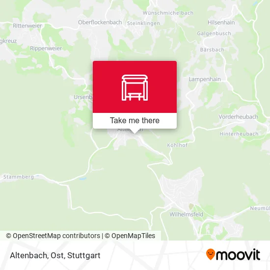 Карта Altenbach, Ost