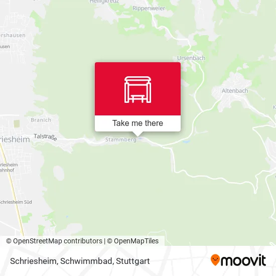 Карта Schriesheim, Schwimmbad