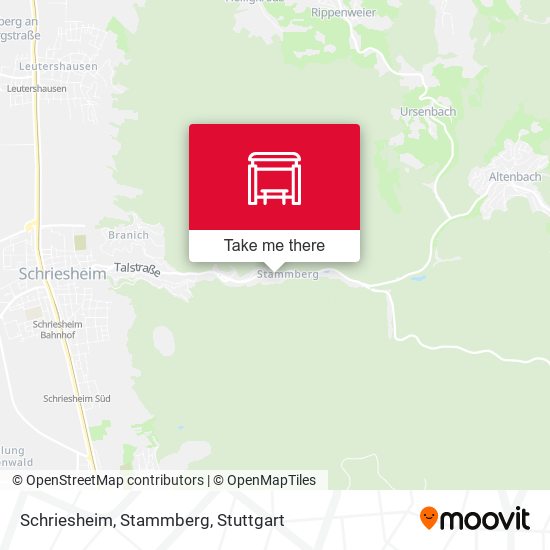 Карта Schriesheim, Stammberg