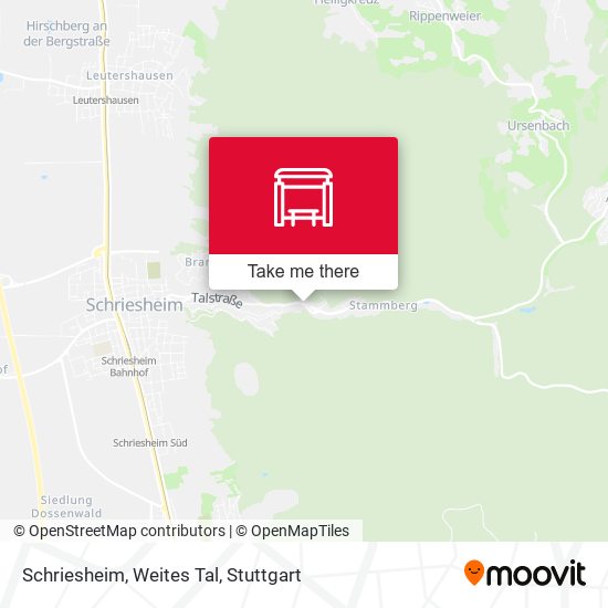 Schriesheim, Weites Tal map
