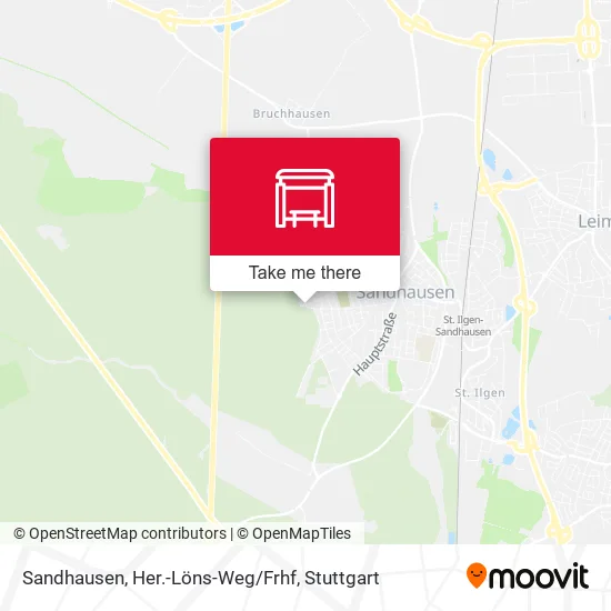 Карта Sandhausen, Her.-Löns-Weg/Frhf