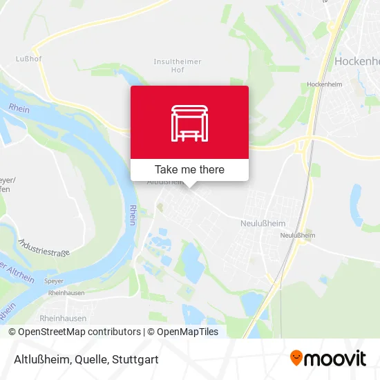 Карта Altlußheim, Quelle