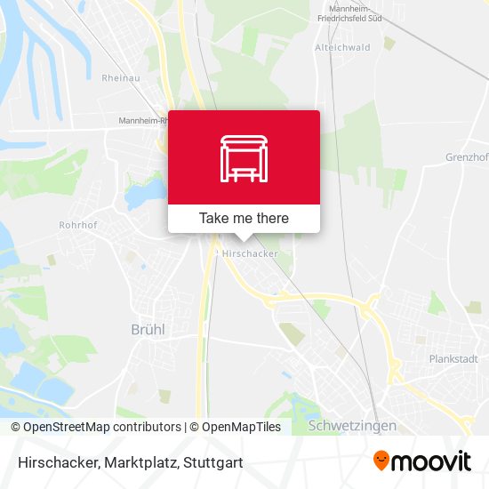 Hirschacker, Marktplatz map