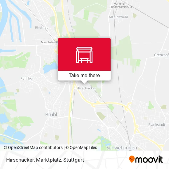 Hirschacker, Marktplatz map