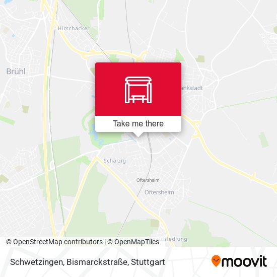 Schwetzingen, Bismarckstraße map