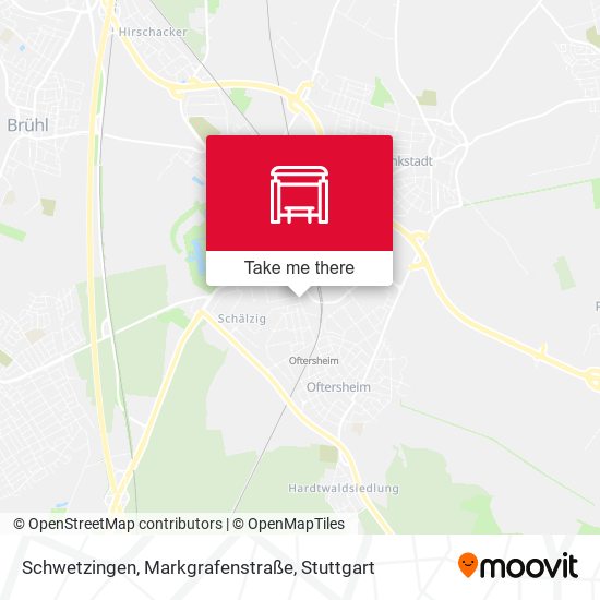 Schwetzingen, Markgrafenstraße map