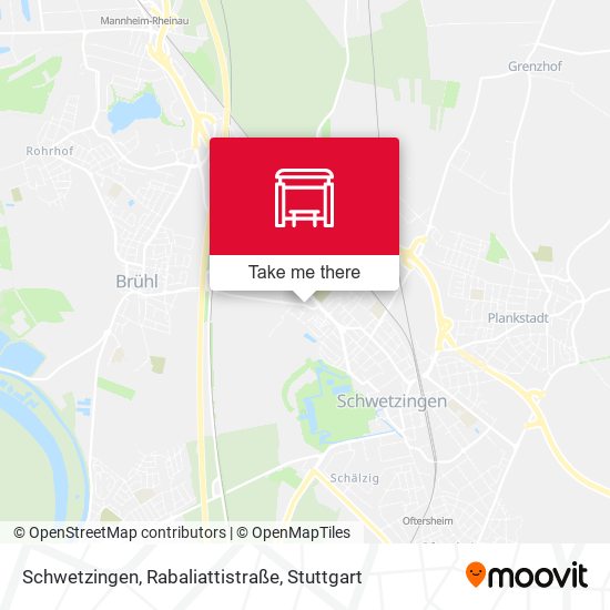 Schwetzingen, Rabaliattistraße map