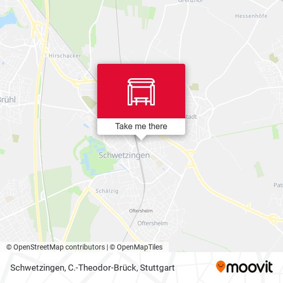 Schwetzingen, C.-Theodor-Brück map