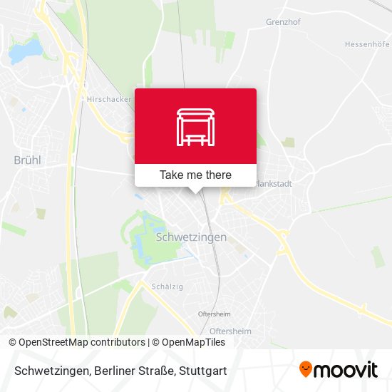 Schwetzingen, Berliner Straße map