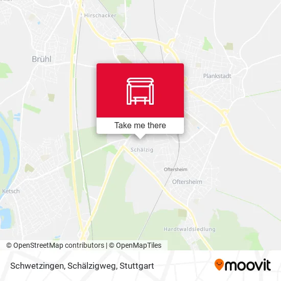 Карта Schwetzingen, Schälzigweg