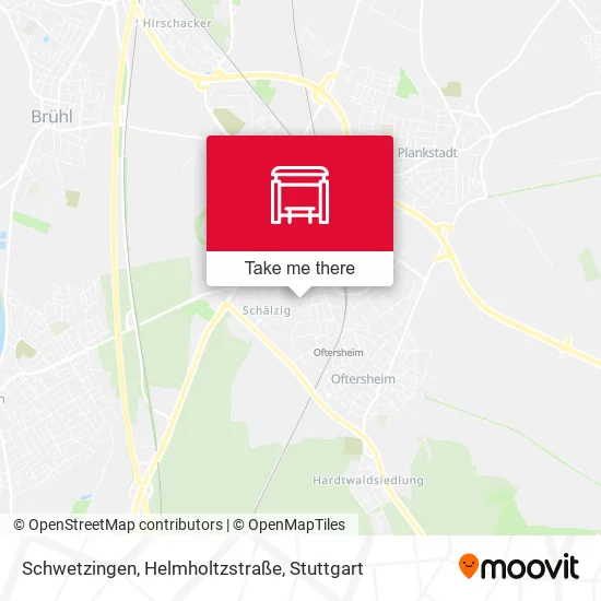 Карта Schwetzingen, Helmholtzstraße