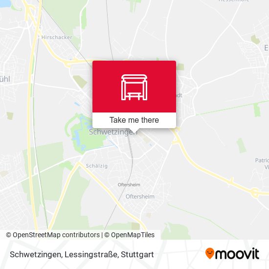 Карта Schwetzingen, Lessingstraße