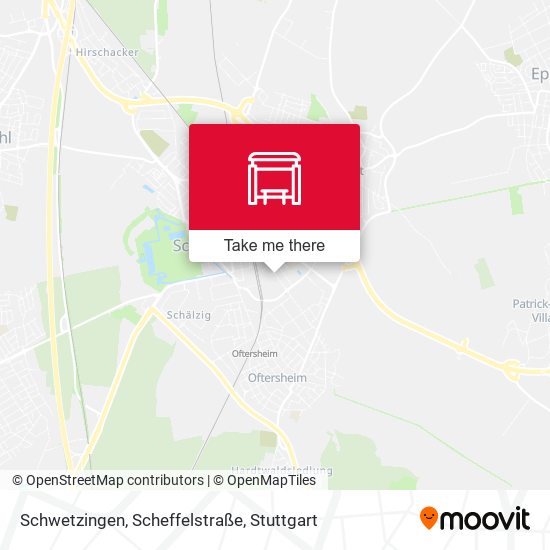 Schwetzingen, Scheffelstraße map