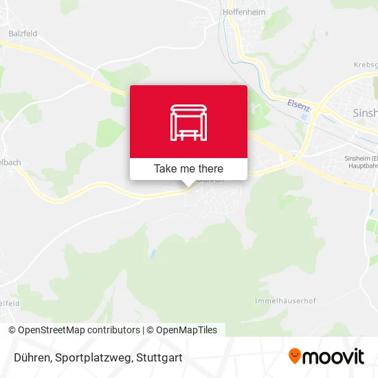 Карта Dühren, Sportplatzweg