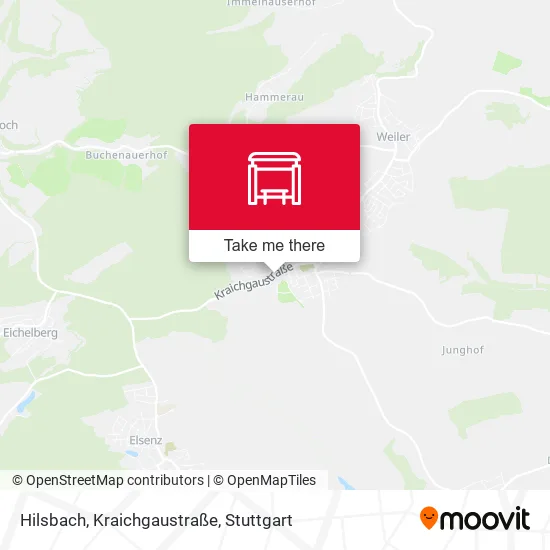 Карта Hilsbach, Kraichgaustraße
