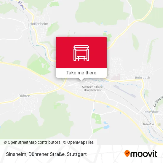 Карта Sinsheim, Dührener Straße