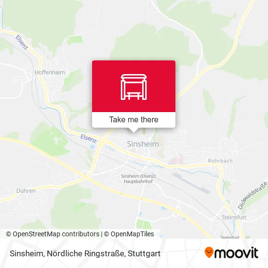 Карта Sinsheim, Nördliche Ringstraße