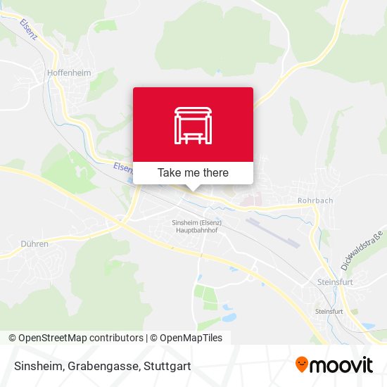 Sinsheim, Grabengasse map