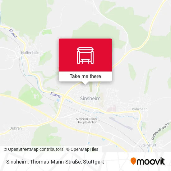 Карта Sinsheim, Thomas-Mann-Straße