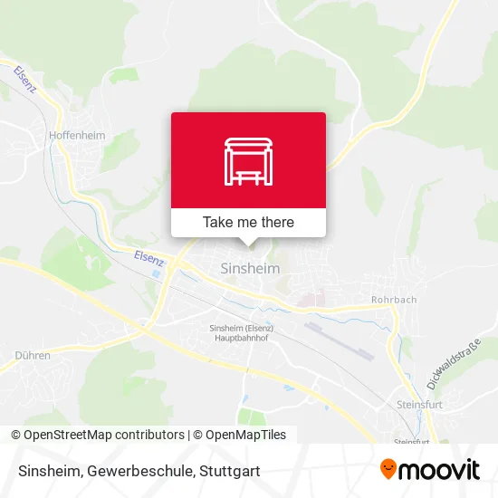 Карта Sinsheim, Gewerbeschule