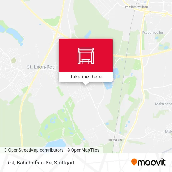 Карта Rot, Bahnhofstraße