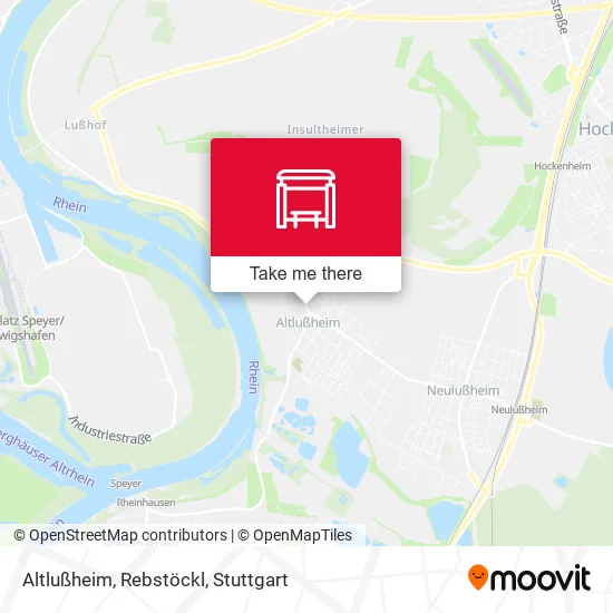 Карта Altlußheim, Rebstöckl