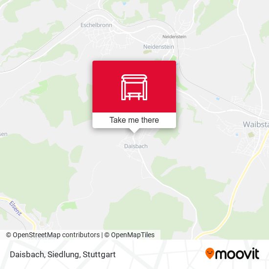 Карта Daisbach, Siedlung