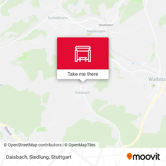 Карта Daisbach, Siedlung