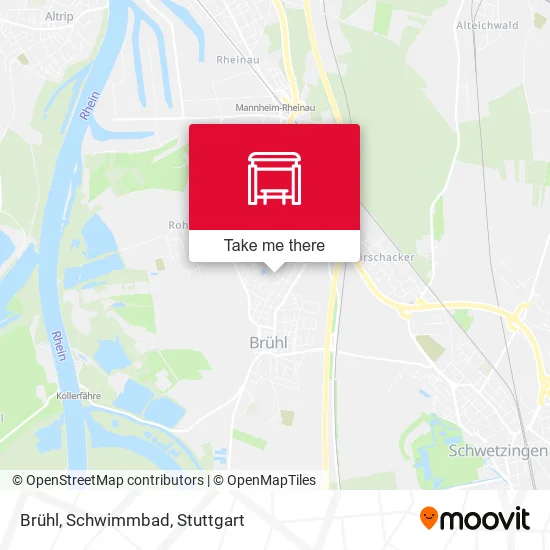 Карта Brühl, Schwimmbad