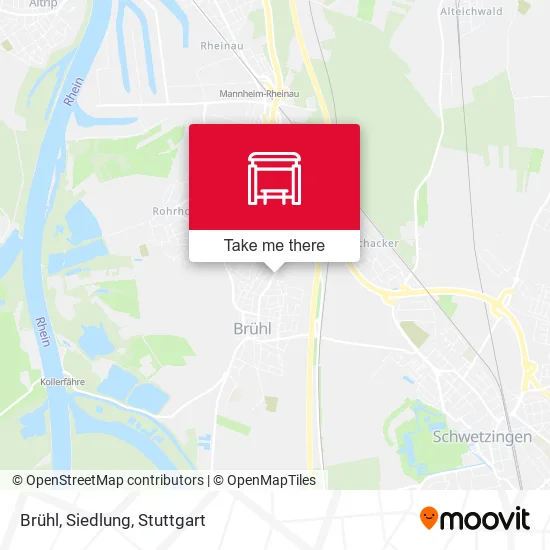 Карта Brühl, Siedlung