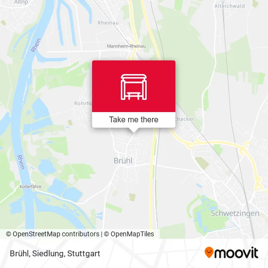 Карта Brühl, Siedlung