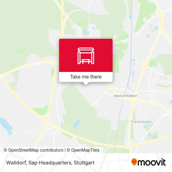 Карта Walldorf, Sap-Headquarters