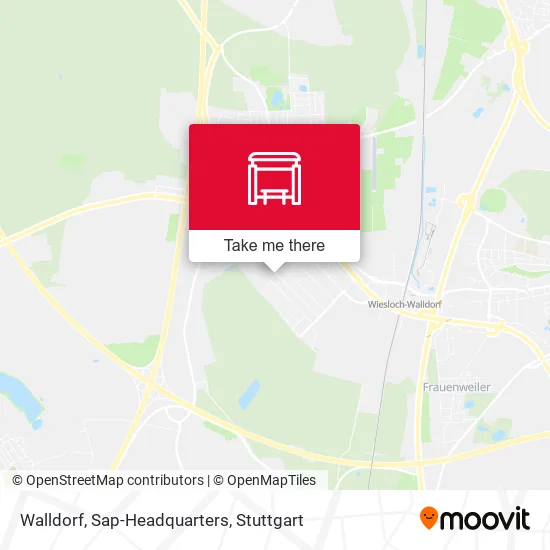 Карта Walldorf, Sap-Headquarters