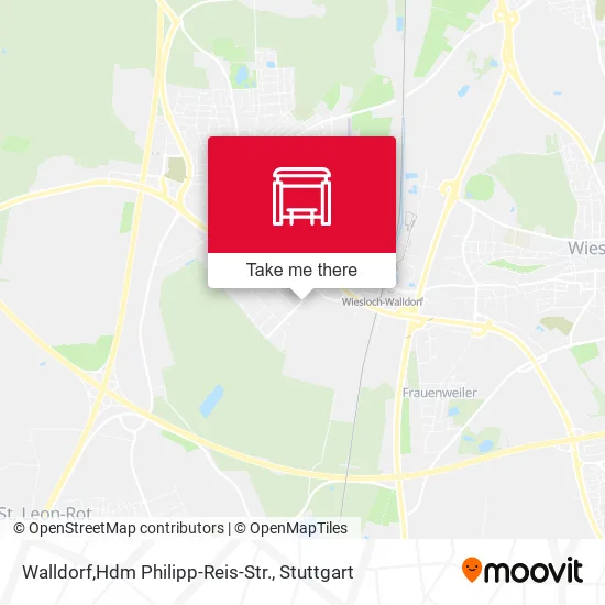 Карта Walldorf,Hdm Philipp-Reis-Str.