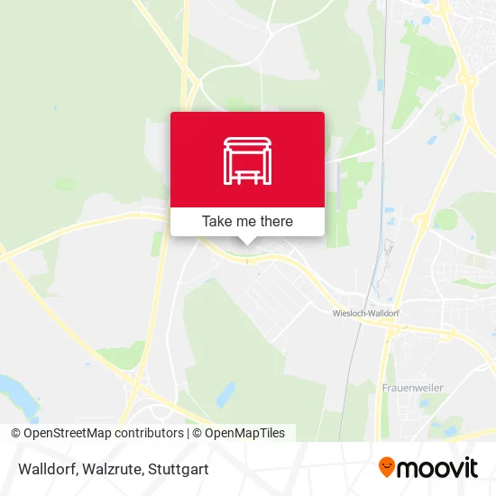 Карта Walldorf, Walzrute