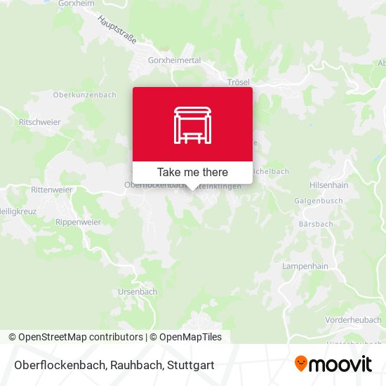 Oberflockenbach, Rauhbach map