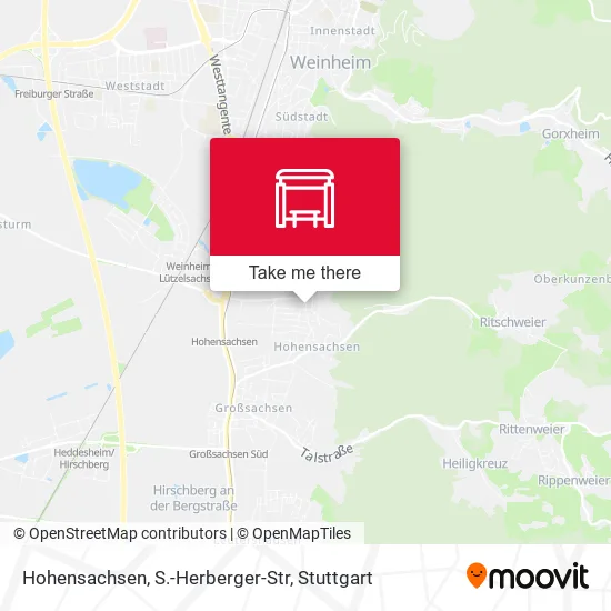 Карта Hohensachsen, S.-Herberger-Str