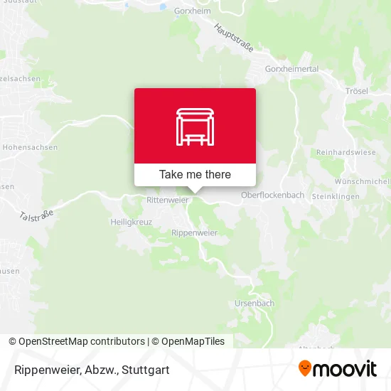 Карта Rippenweier, Abzw.