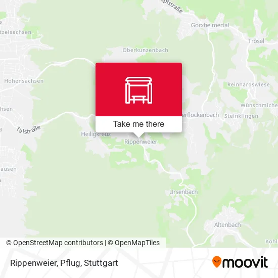 Карта Rippenweier, Pflug