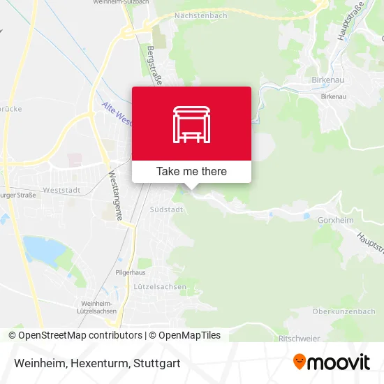 Карта Weinheim, Hexenturm